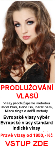 prodlužování vlasů Praha metodami bond plus, bond fix, keratin a další